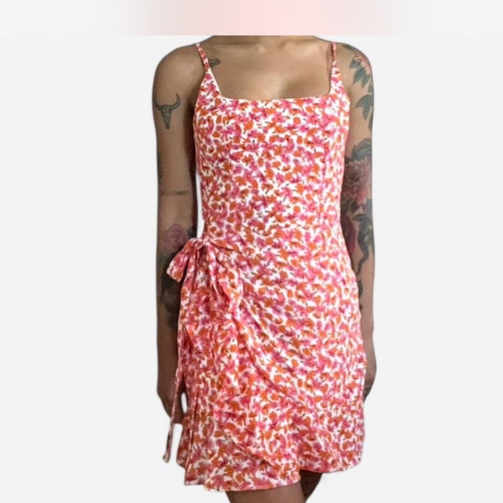 Orange and white Princess Polly dress